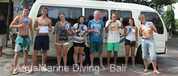AquaMarine Diving - Bali Bus with Dive Package Group