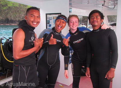 2018 Divemaster Interns & DM Student