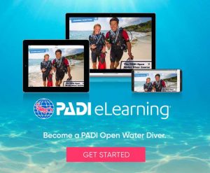 PADI Dive Courses 100% Online